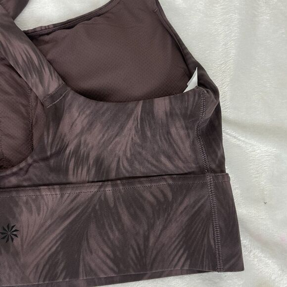ATHLETA Aurora Scoop Sports Bra D-DD Size M Purpleish brown - Picture 7 of 10